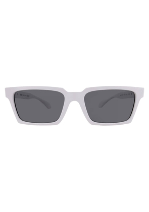 Versace Dark Grey Rectangular Mens Sunglasses VE4490U 314/87 55