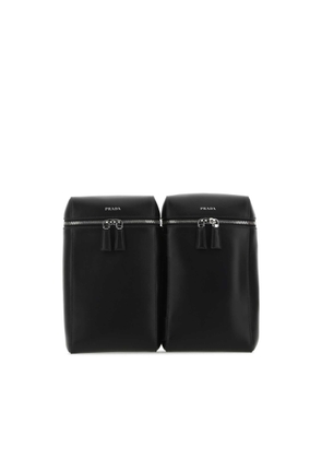 Prada Black Leather Backpack