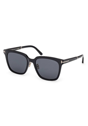 Tom Ford Smoke Square Sunglasses FT1245-K 01A 56