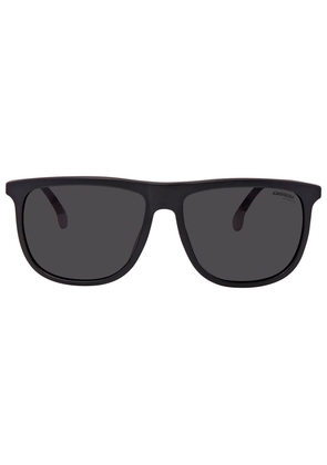 Carrera Grey Rectangular Mens Sunglasses CARRERA 218./S 0003/IR 58