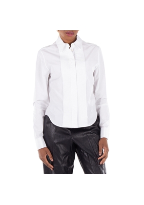 Loewe Front Button Pleated Cotton Shirt