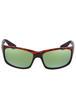Costa Del Mar JOSE Green Mirror Polarized Polycarbonate Wrap Mens Sunglasses 6S9023 902307 62