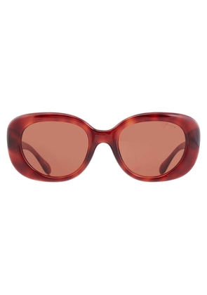 Coach Brown Oval Ladies Sunglasses HC8391U 577473 53