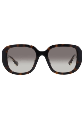 Gucci Brown Gradient Square Ladies Sunglasses GG1557SK 002 54