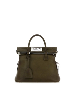 Maison Margiela Olive Green Leather Mini 5Ac Handbag