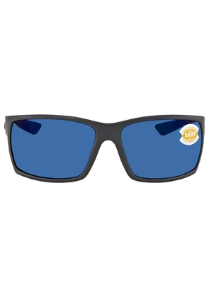Costa Del Mar REEFTON Blue Mirror Polarized Polycarbonate Mens Sunglasses RFT 98 OBMP 64