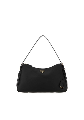 Prada Black Leather Shoulder Bag