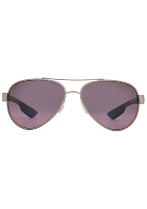 Costa Del Mar Loreto Rose Gradient Polarized Glass Pilot Unisex Sunglasses 6S4006 400635 56
