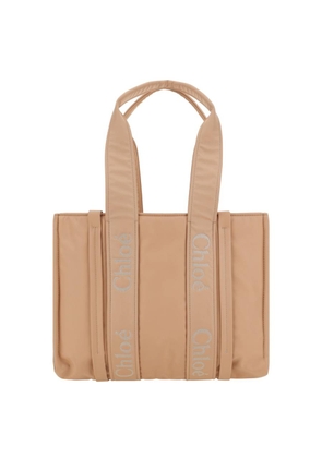 Chloe Woody Logo Medium Tote Bag