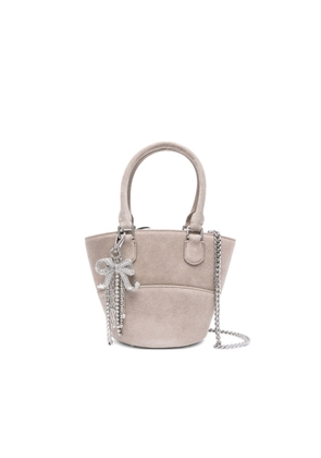 Self-Portrait Suede Tote Bag