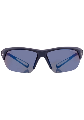 Nike Blue Mirror Wrap Unisex Sunglasses NIKE SKYLON ACE MI EV0525 401 69
