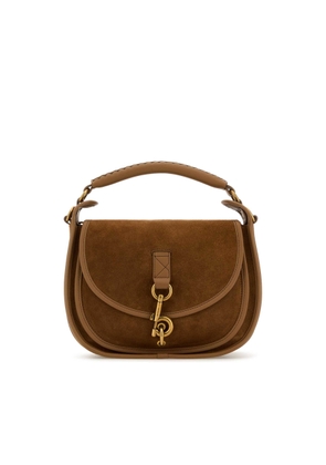 Burberry Brown Suede Handbag
