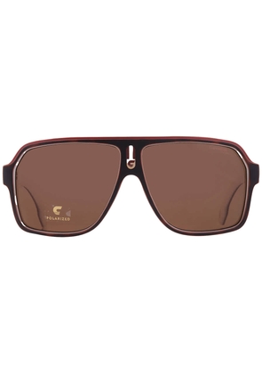 Carrera Polarized Bronze Navigator Unisex Sunglasses CARRERA 1001/S 0C9K/SP 62