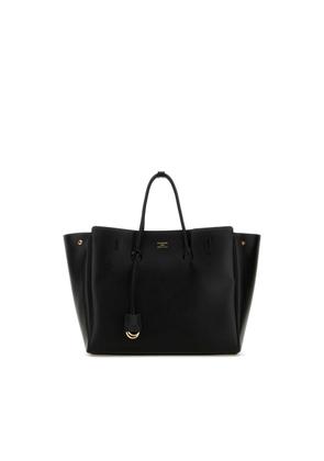 Balenciaga Black Leather Carry All Hampton Shopping Bag