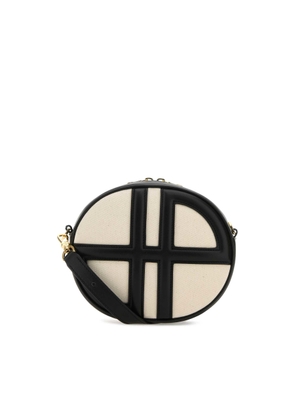 Patou Two-Tone Denim And Leather Le Jp Shoulder Bag