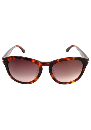 Calvin Klein Smoke Gradient Round Ladies Sunglasses CK4302SA 214 5519