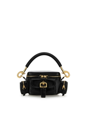 Chloé Black Leather Small Camera Bag Handbag