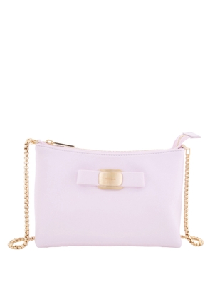 Ferragamo Logo-Plaque Mini Leather Shoulder Bag