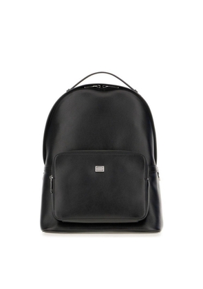 Dolce & Gabbana Black Leather Backpack