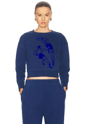 BODE Hoop Sweatshirt in Navy - Navy. Size S (also in ).