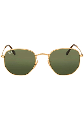 Ray Ban Hexagonal Flat Lenses Green Classic G-15 Unisex Sunglasses RB3548N 001 51