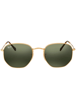 Ray Ban Hexagonal Flat Lenses Green Classic G-15 Unisex Sunglasses RB3548N 001 54