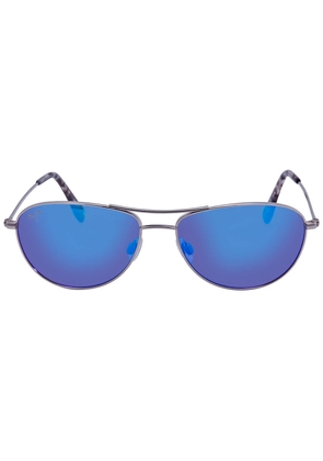 Maui Jim Baby Beach Blue Hawaii Pilot Unisex Sunglasses B245-17 56