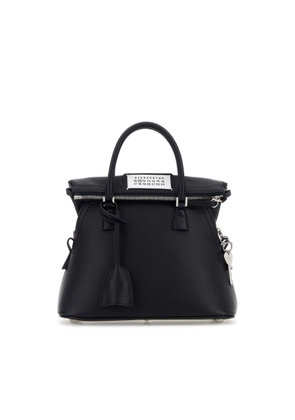 Maison Margiela Navy Blue Leather Mini 5Ac Handbag