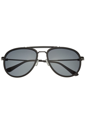 Simplify Unisex Black Pilot Sunglasses SSU129-C2