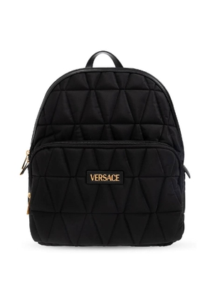 Versace Quilted Nylon Backpack