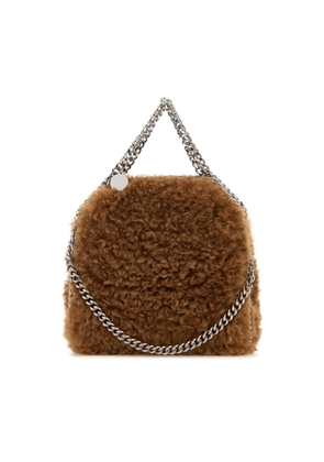 Stella Mccartney Biscuit Alter Mat Shearling Falabella Handbag
