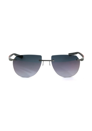 McLaren Gray Gradient Irregular Unisex Sunglasses MLMS-85S01 C01 57