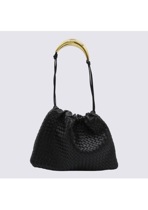 Bottega Veneta Black Leather Pouch