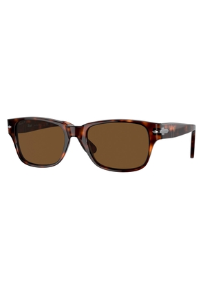 Persol Polarized Brown Rectangular Mens Sunglasses PO3288S 24/57 55
