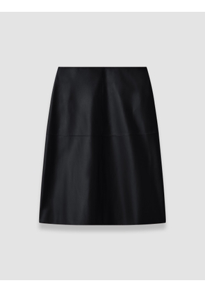 Niven Soft Nappa Leather Skirt - 34