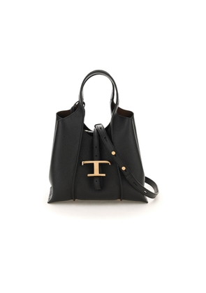 Tods T Timeless Mini Leather Shopping Bag