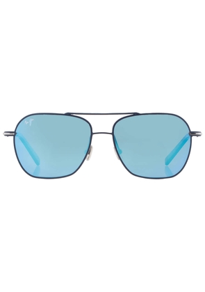 Maui Jim Mano Blue Hawaii Mask Unisex Sunglasses B877-03 57
