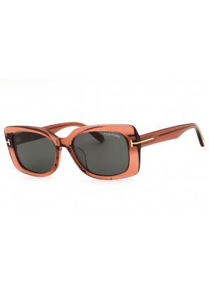 Tom Ford Brown Gradient Square Ladies Sunglasses FT1170-K 48F 54