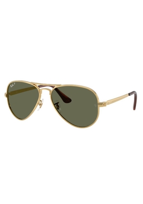 Ray Ban Aviator Max Green Polarized Pilot Unisex Sunglasses RB3925 001/58 58