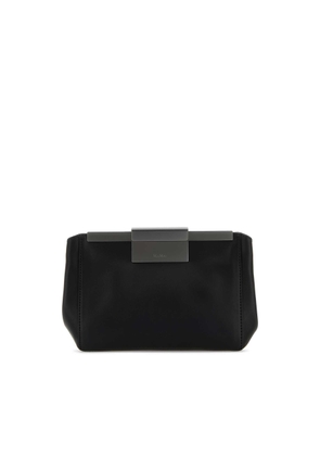 Max Mara Black Leather Belt Bag