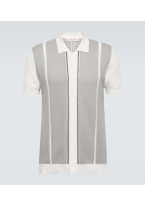 Orlebar Brown Tiernan Ripley knitted cotton shirt
