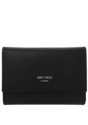 Jimmy Choo Black Howick Leather Key Holder