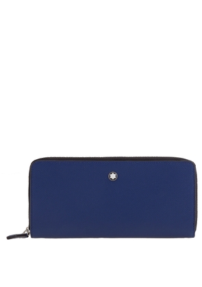 Montblanc Blue Calfskin Sartorial Phone Pouch