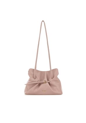 Pink Nappa Leather Small Prada Dana Bucket Bag