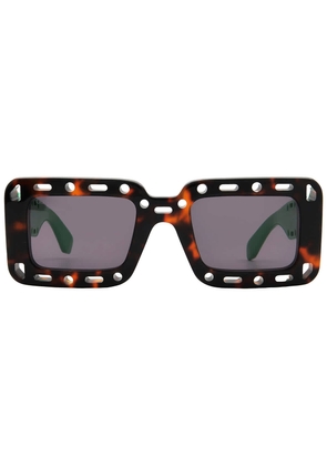 Off-White Atlantic Full Smoke Rectangular Unisex Sunglasses OERI025 6007 52