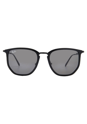 Ray Ban Dark Grey Irregular Unisex Sunglasses RB4451 601/B1 53