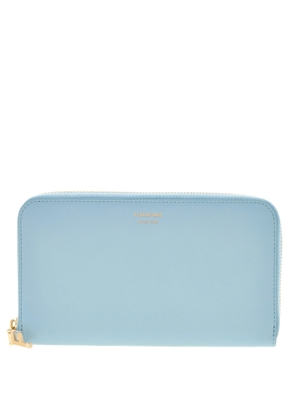 Ferragamo Logo-Stamp Calf Leather Wallet
