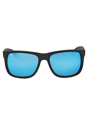 Ray Ban Justin Color Mix Blue Mirror Square Mens Sunglasses RB4165 622/55 54
