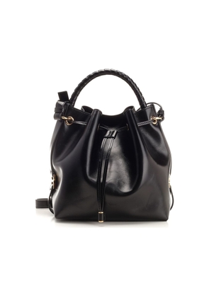 Chloe Marcie Shiny Leather Bucket Bag