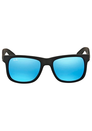 Ray Ban Justin Color Mix Blue Mirror Square Mens Sunglasses RB4165 622/55 50